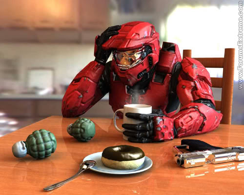 halo funny. Even heroes get hungover after